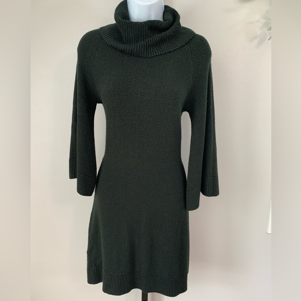 Moschino Black Cowl Neck Sweater Dress